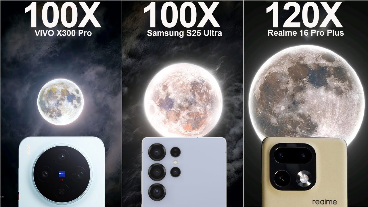 Сравнение камер Realme 16 Pro Plus, Samsung S25 Ultra и ViVO X300 Pro с функцией Live Zoom: тест-...
