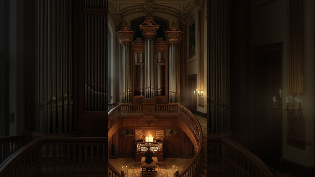 Organ Music for Studying: Grand Hall with Northern Lights