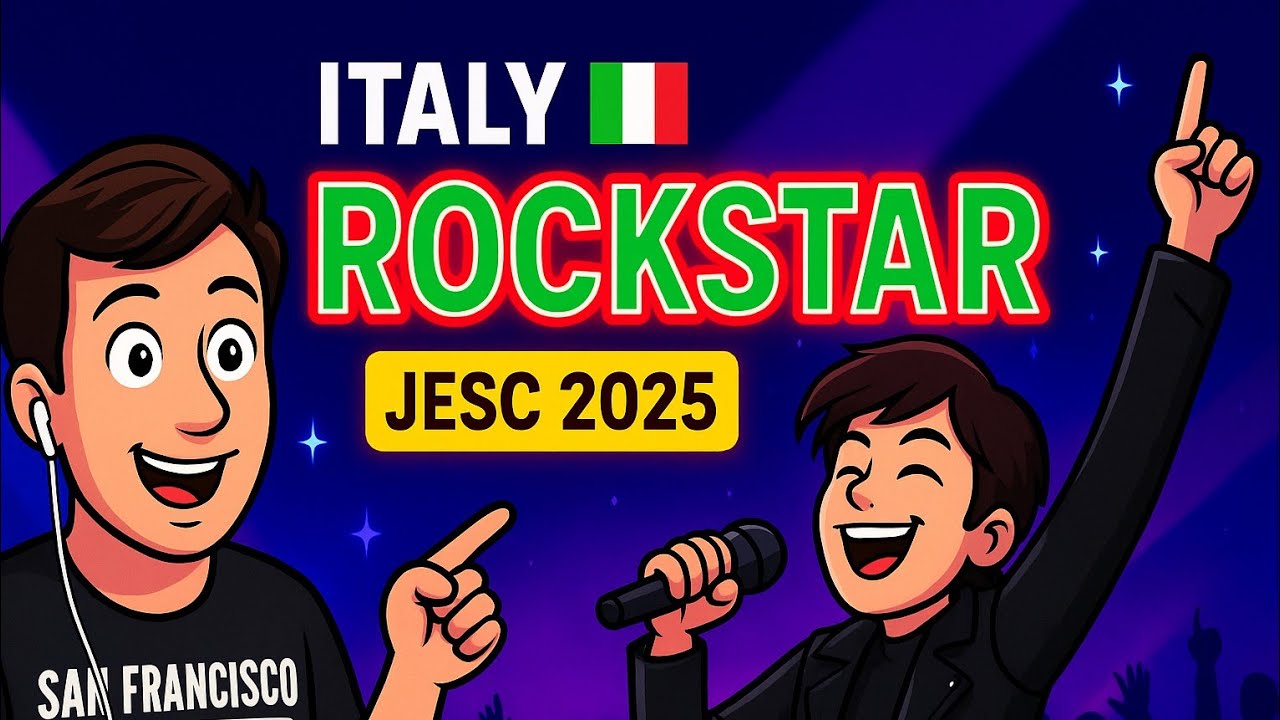 Леонардо Джованнанджели — Rockstar | 🇮🇹 Италия | 18 сентября | #реакция #jesc2025
