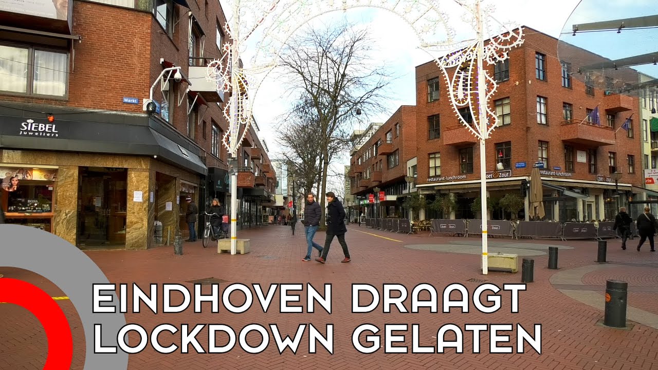 Stilte in Eindhovense binnenstad; iglo op de Markt wordt afgebouwd