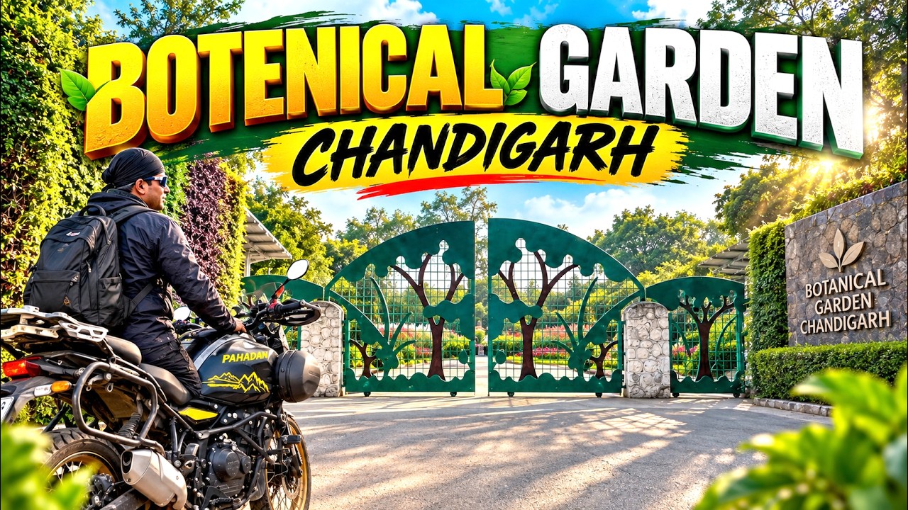 CHANDIGARH KA HIDDEN GREEN PARADISE! 🌿 | BOTANICAL GARDEN  #botanicalgarden #chandigarh #naturevlog