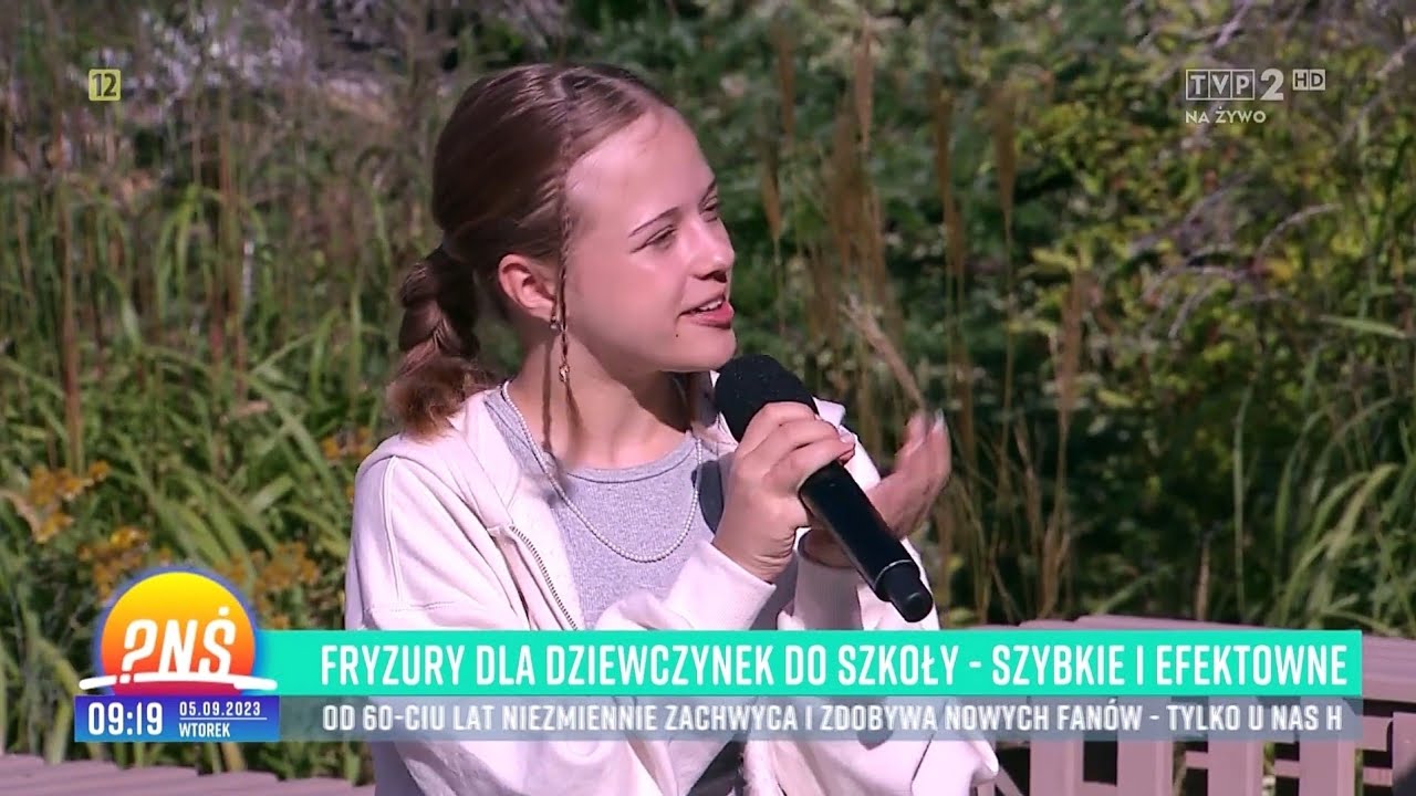 Ala Tracz (🇵🇱 JESC 2020) on Pytanie na śniadanie (05/09/2023)