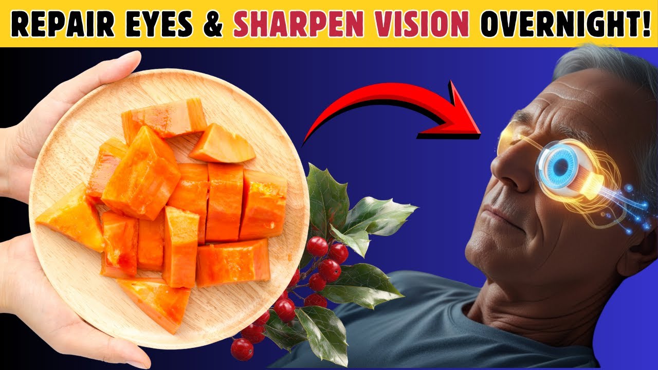 Eat THESE 3 Bedtime Foods To Repair Eyes & Sharpen Vision Overnight (For Seniors)