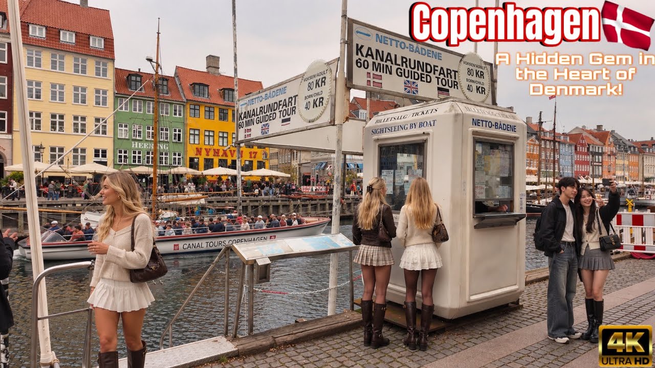 Copenhagen Walking Tour | Beautiful Streets of Denmark with Captions [4K/60fps]