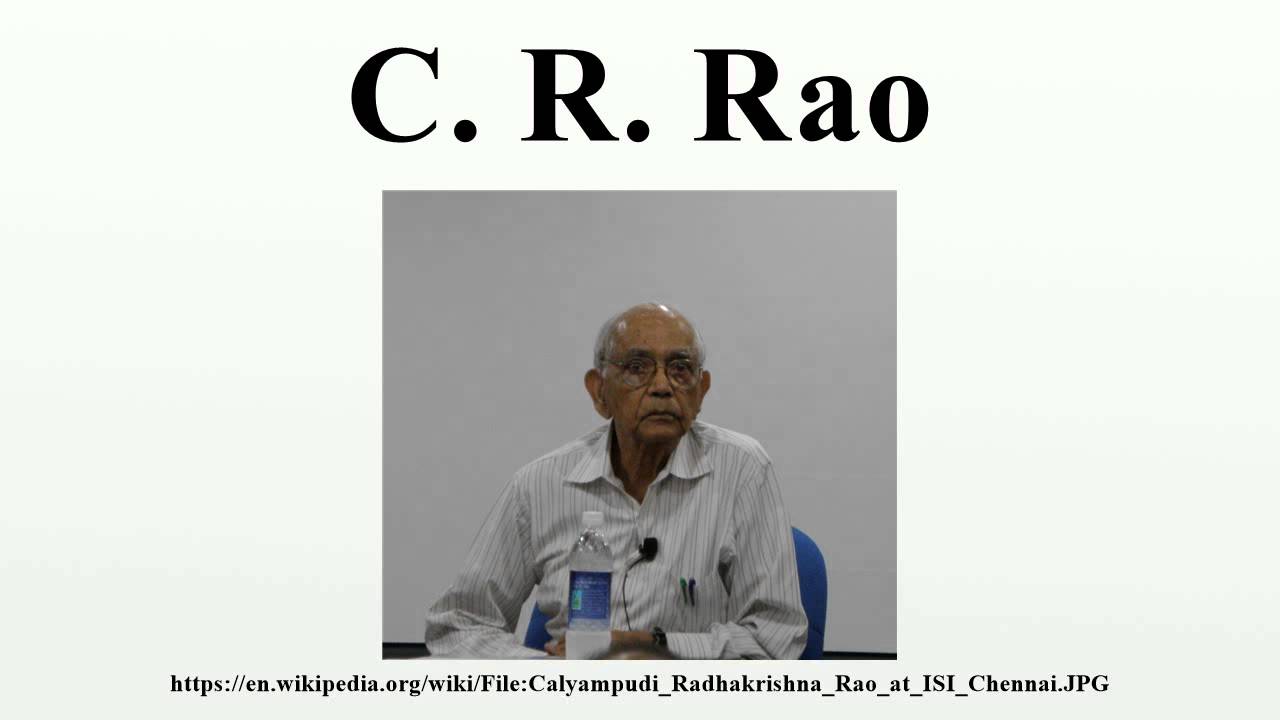 C. R. Rao