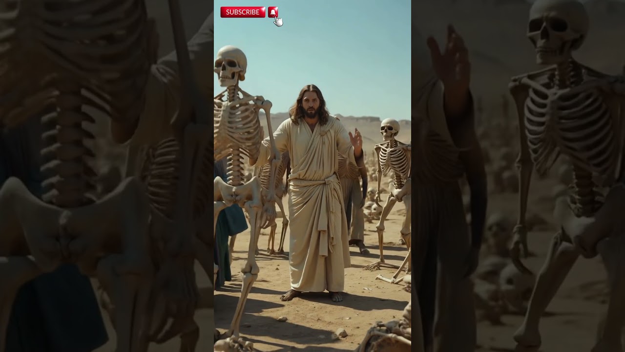 JESUS faz milagre e ressuscita ossos secos #jesus #salva&ccedil;&atilde;o #deus #reflex&atilde;o #gospel&nbsp;#biblia&nbsp;#100k