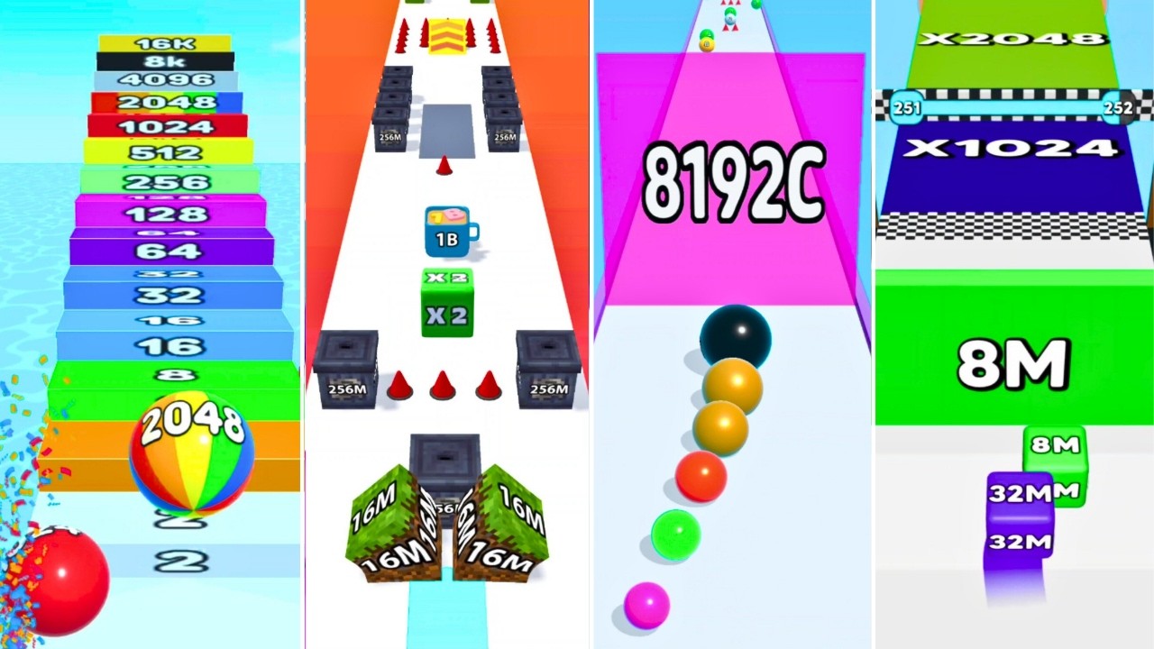 LIVE 🔴 24/7 | Ball Blend Challenge, Jelly Run, Number Ball 3D Merge Games | Ball Games Hub