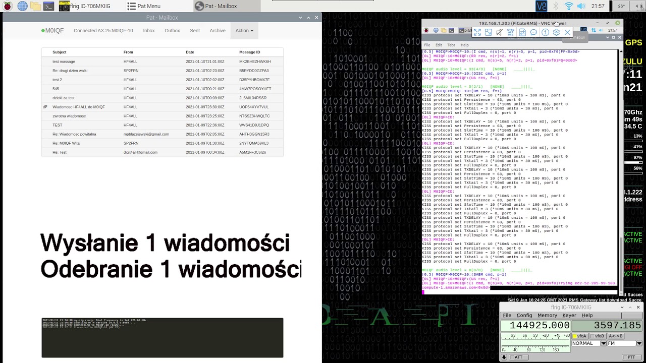 Winlink Gateway RMS 2m - 144.925MHz