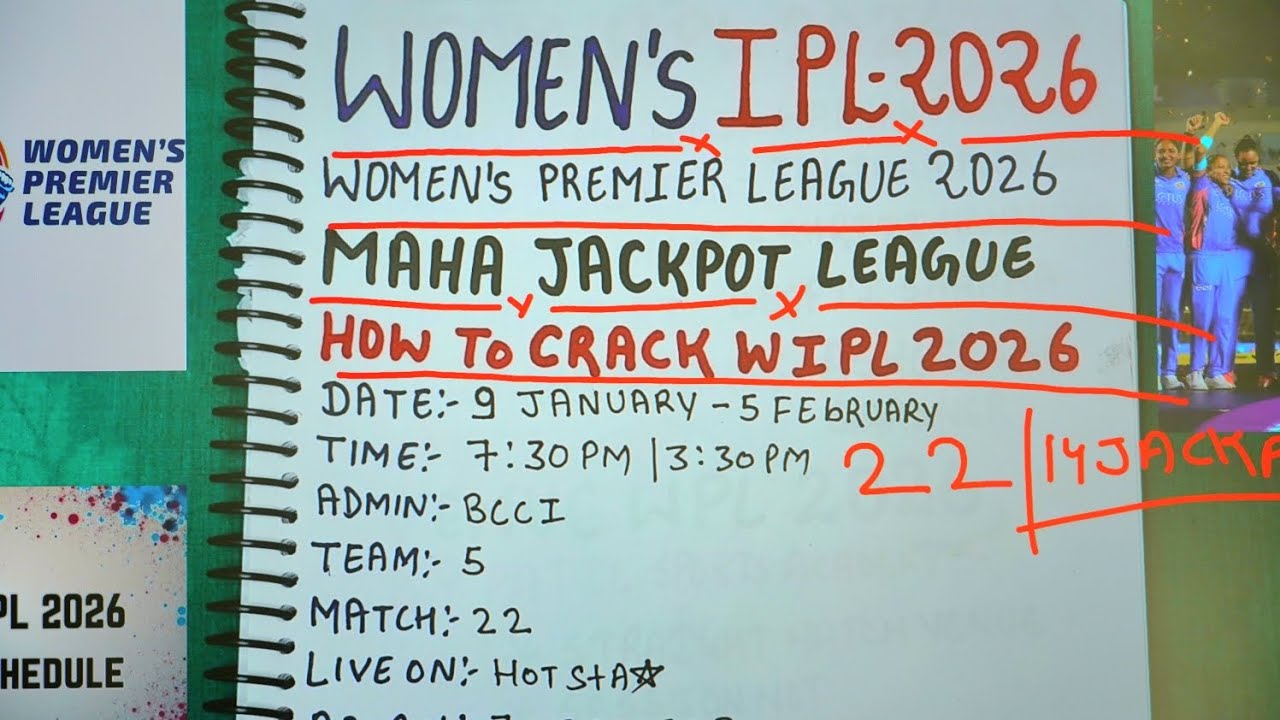 WPL 2026 PREDICTION | WOMEN'S PREMIER LEAGUE MATCH PREDICTION | RCB, MI, DC, UP, GG, SQUAD PLAYING11