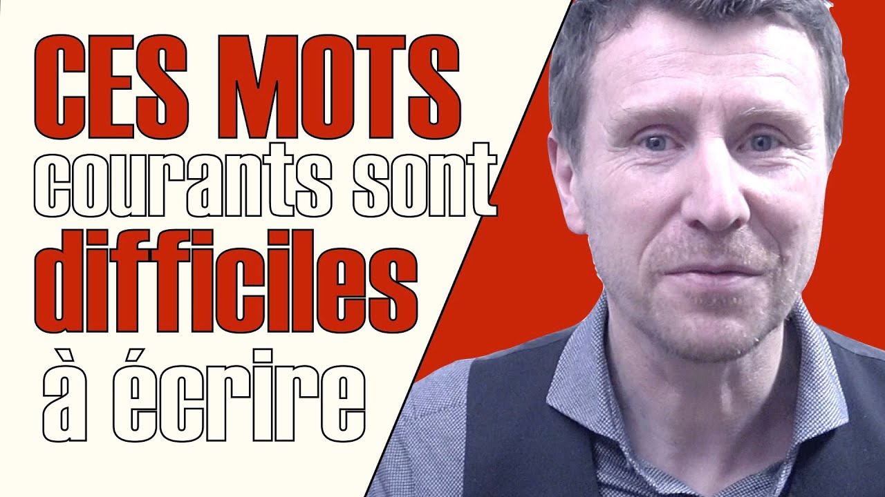 ORTHOGRAPHE. 8 mots courants difficiles à écrire. Niveau C1