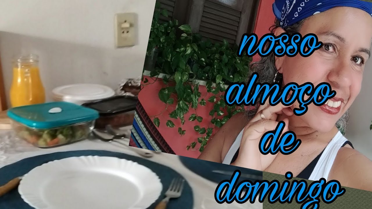 Nosso almoço de domingo/compramos comida pronta não tava a fim de cozinhar será que gostei??