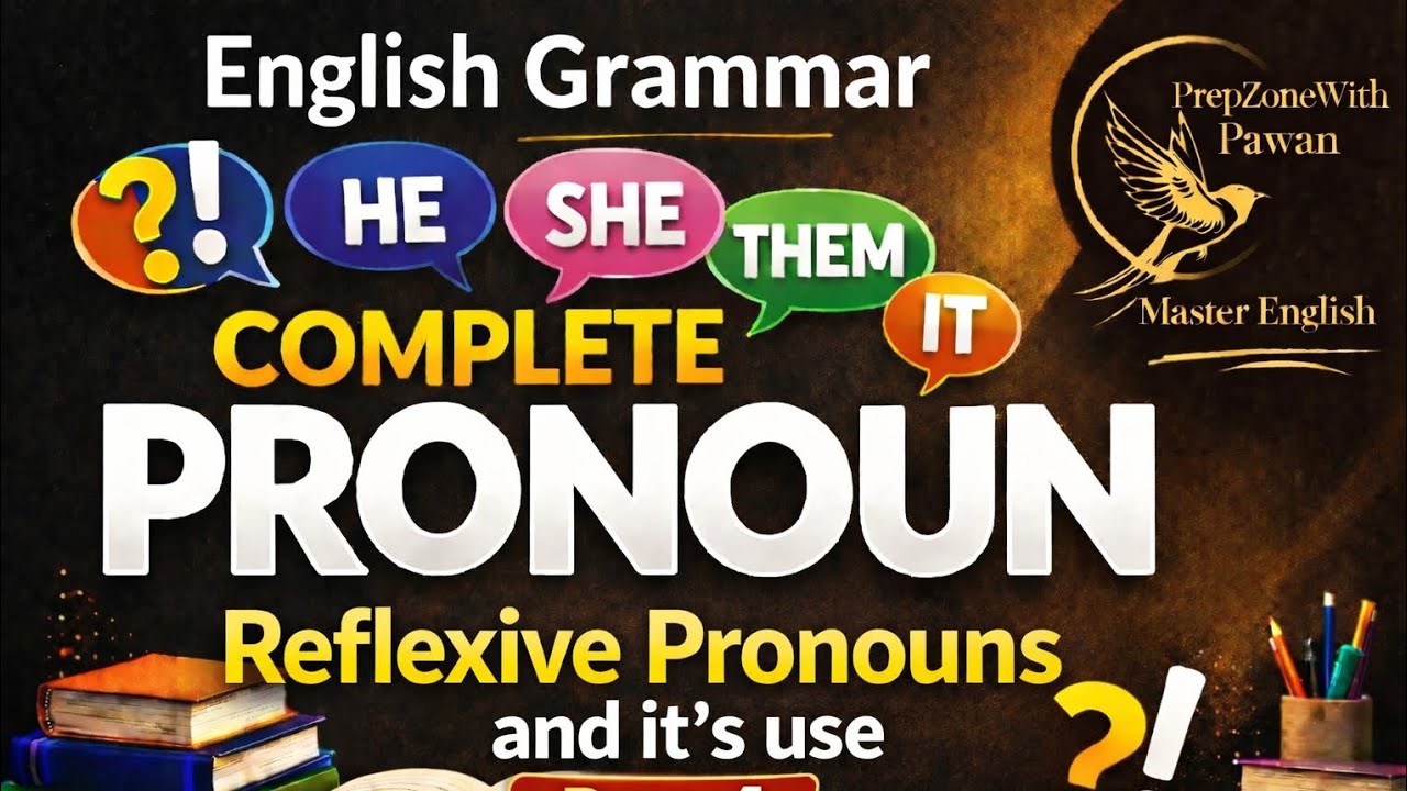 Pronoun Part-4| Reflexive Pronouns and it's use | English Grammar Lesson