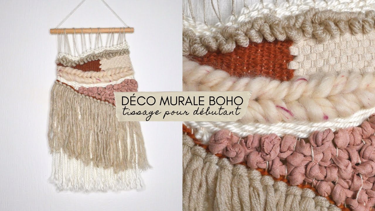 DIY || Déco murale BOHO *tissage pour débutant | BOHO wall hanging *weaving for beginners (eng.sub)