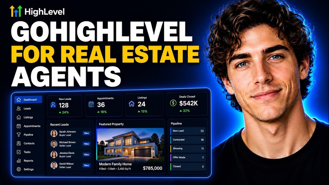 GoHighLevel for Real Estate Agents | Full CRM & Automation Tutorial