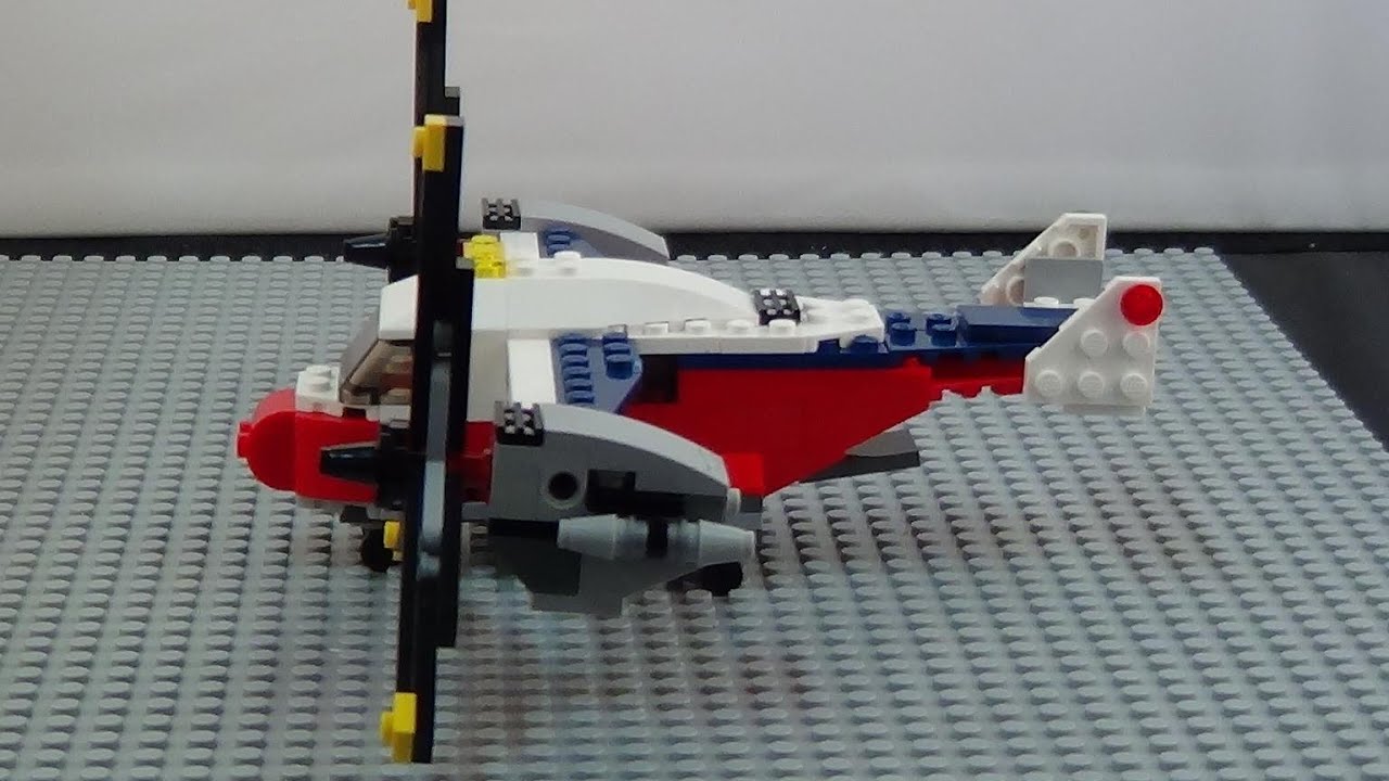 Lego 31020 Twinblade Adventures Aircraft Time Lapse Build