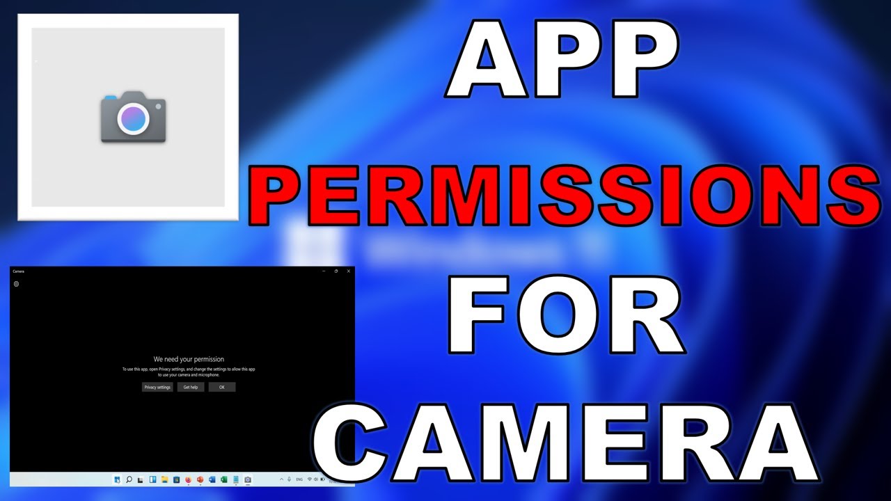 How to Manage app permissions for camera in Windows 11
