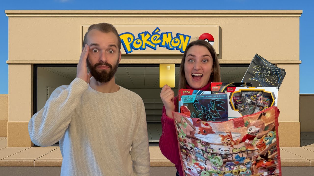 Ma COPINE a VIDE ma CB en BOUTIQUE POKEMON ! DROP INDECENT !