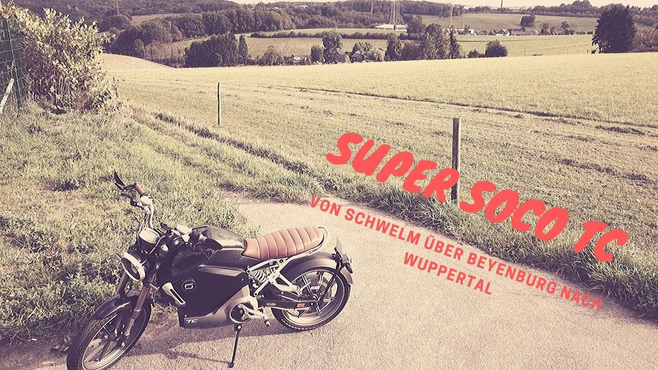 Super Soco TC - Von Schwelm über Beyenburg nach Wuppertal