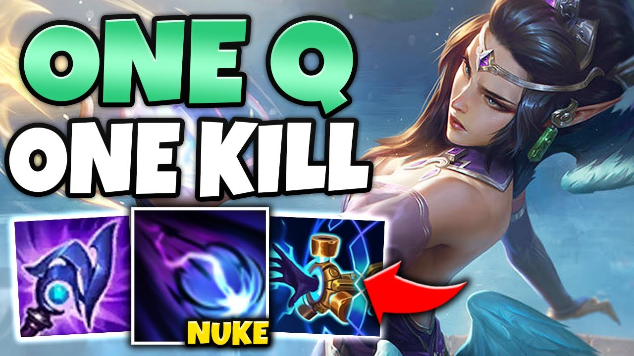 MAX DAMAGE MORGANA Q DELETES YOU FROM FULL HP (DEADLY BINDS) - League of Legends