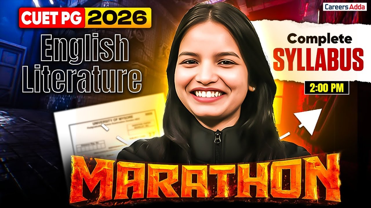CUET PG English Literature 2026 🔥 Complete Syllabus Marathon | Full Revision for Exam