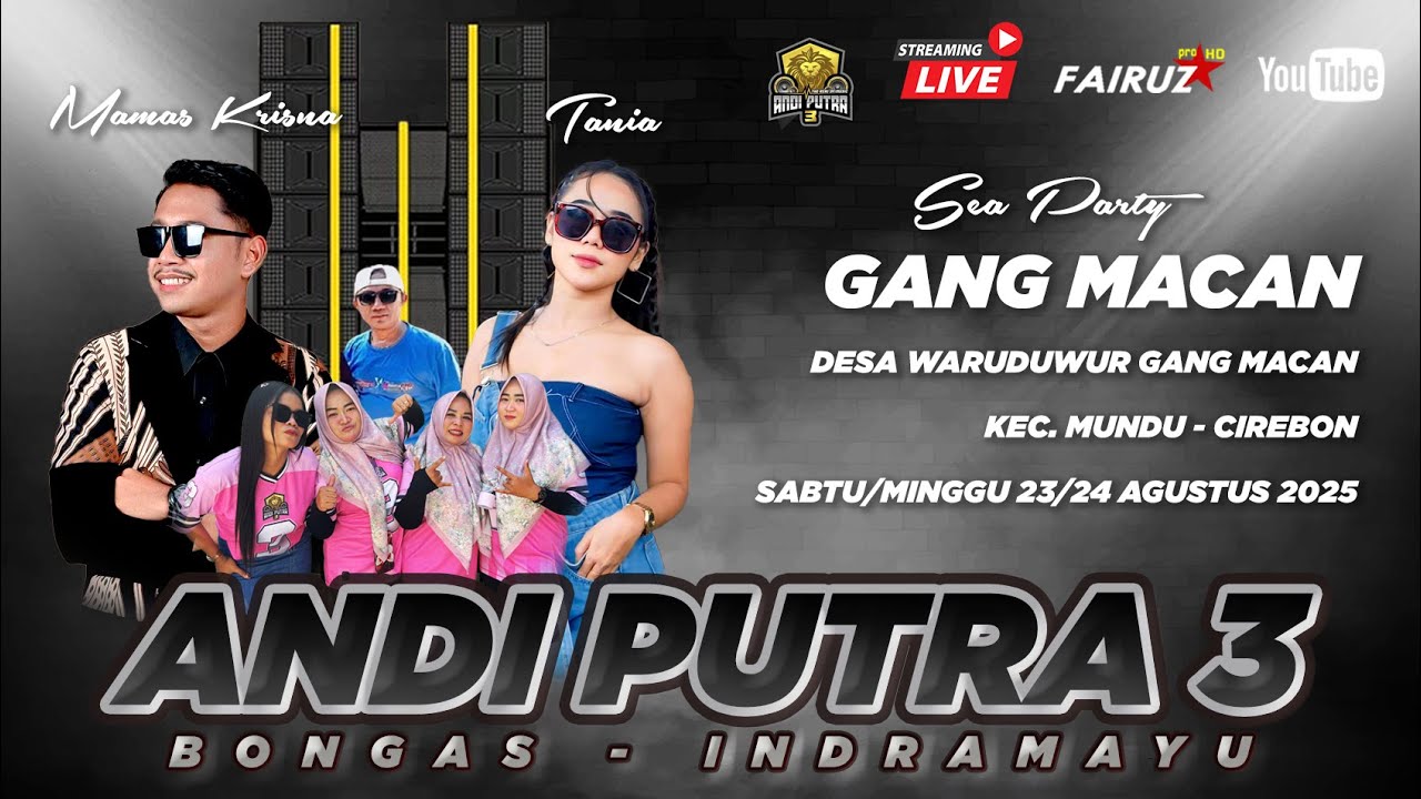 🔴 [LIVE] ANDI PUTRA 3 | DS WARU DUWUR GG MACAN - KEC. MUNDU - CIREBON | 24 AGUSTUS 2025  [PAGI]