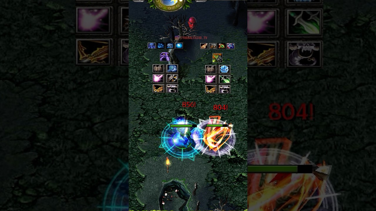 DOTA FACELESS VOID vs TROLL: 1v1 FULL ITEMS FIGHT