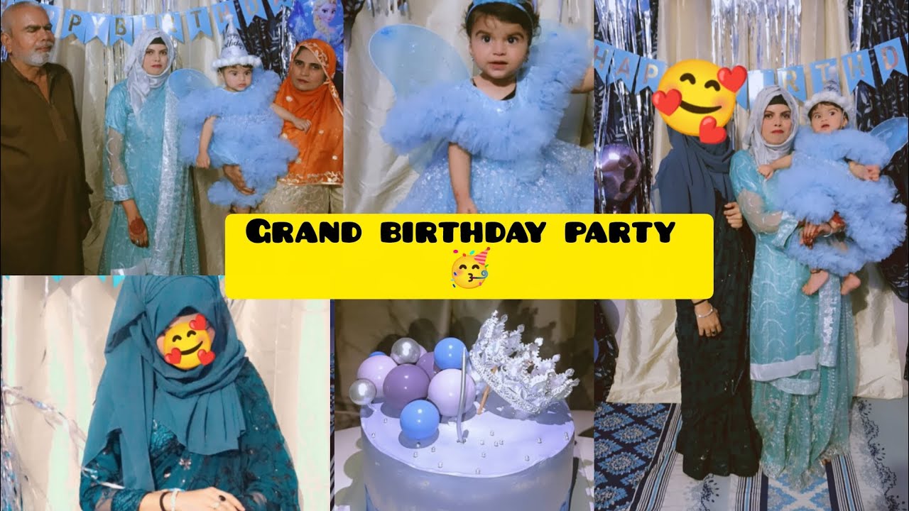 AJ Fatima Grand birthday party 🎉🥳 mashallah bht cute lg ri hai❤️