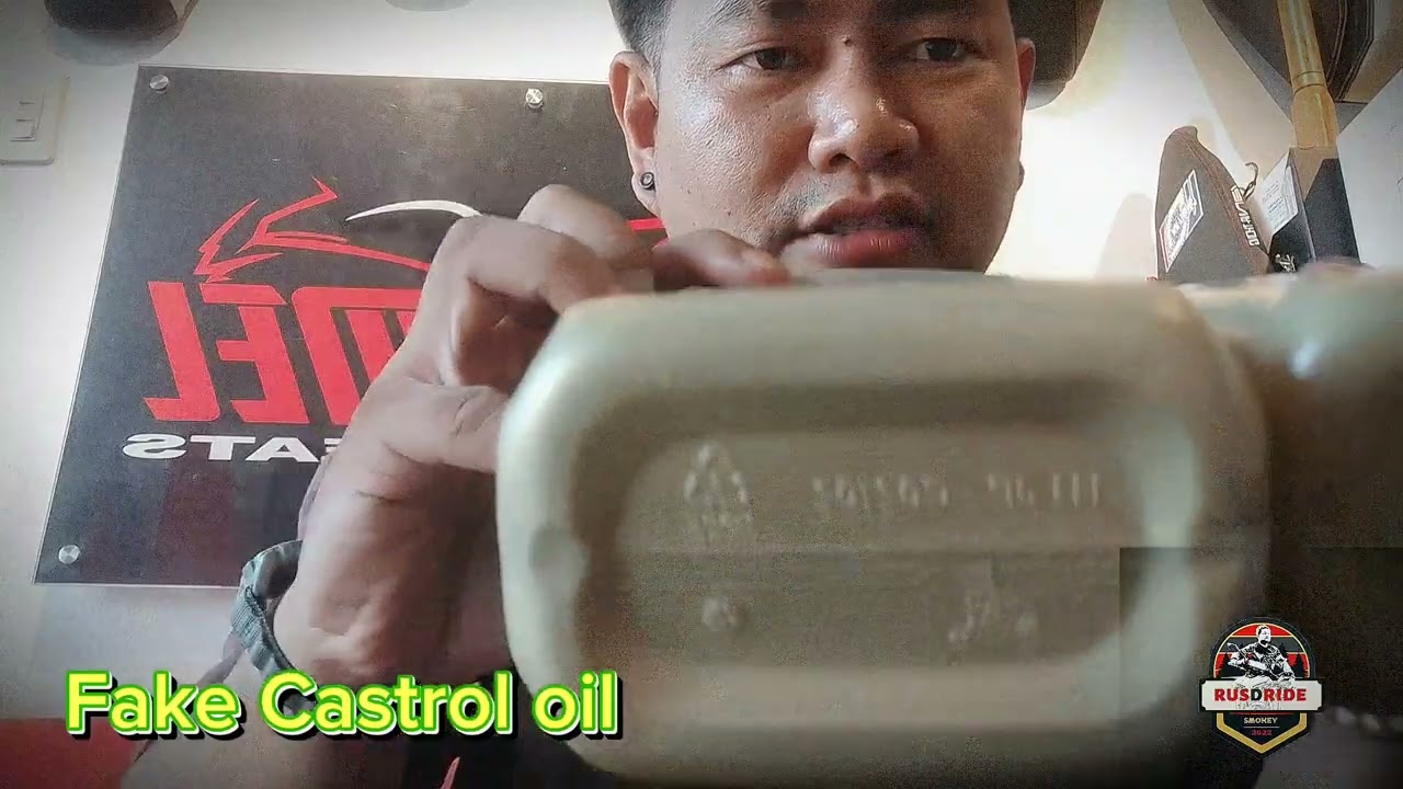 confirmed fake talaga ung Castrol oil 😡😡😡