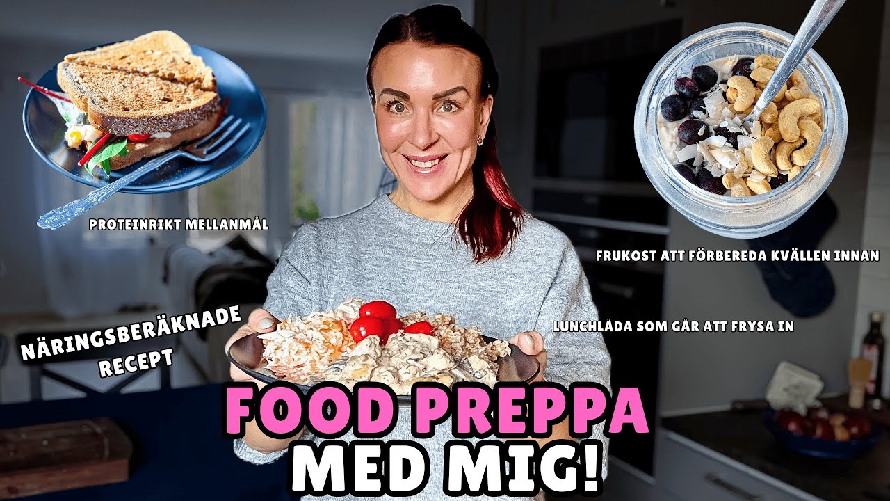 Food prep f&ouml;r kvinnor 40+ | Nyttig lunch, frukost & mellanm&aring;l som funkar