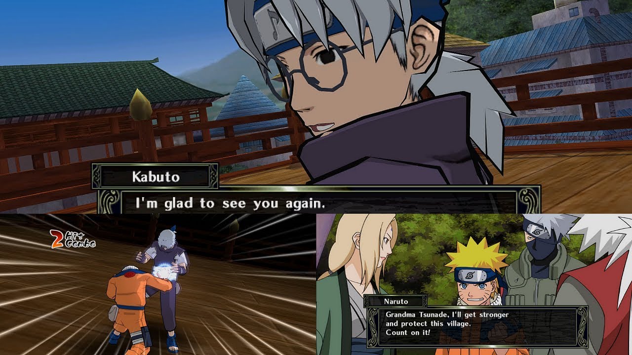 Naruto Clash of Ninja Revolution 2 Walkthrough Part 12 - Naruto vs Kabuto Ending + Credits 1080p