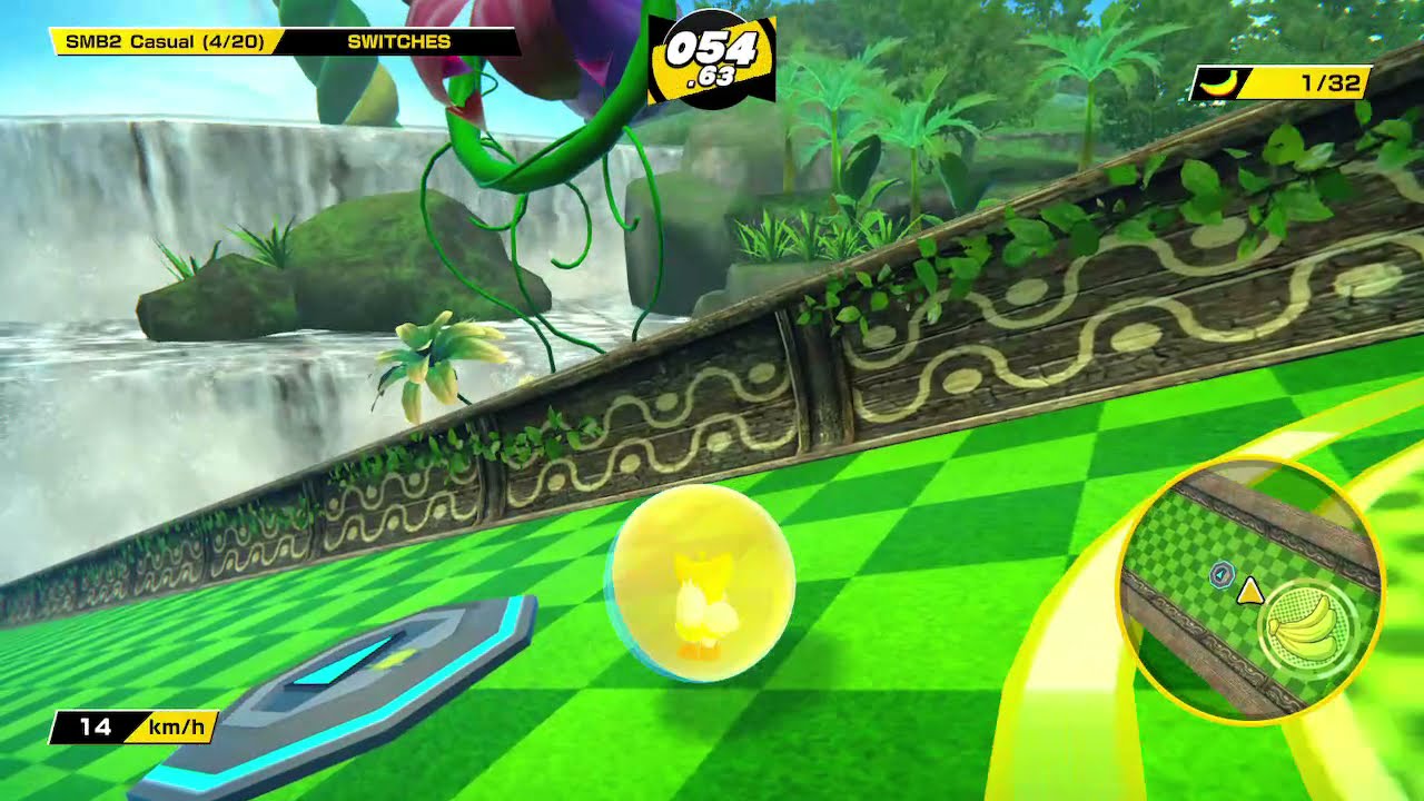 Green Goal in Switches [SUPER MONKEY BALL BANANA MANIA]