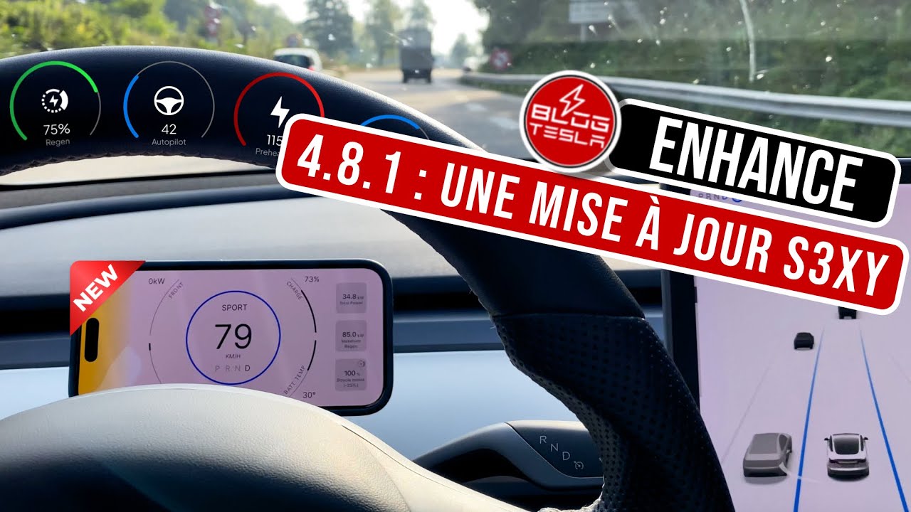 S3XY Buttons et Knob : Il y a du nouveau pour nos Tesla ! Mise à jour 4.8.1