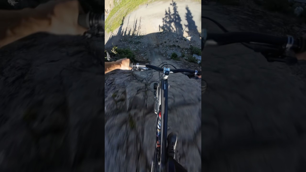 Insane Rock Slab🤯#mtb #mtbdownhill