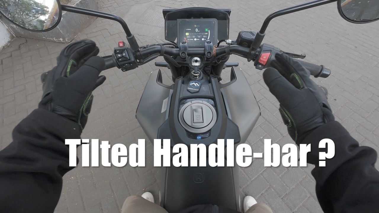 Is Svartpilen 401 handlebar tilted? | Daily commute #3