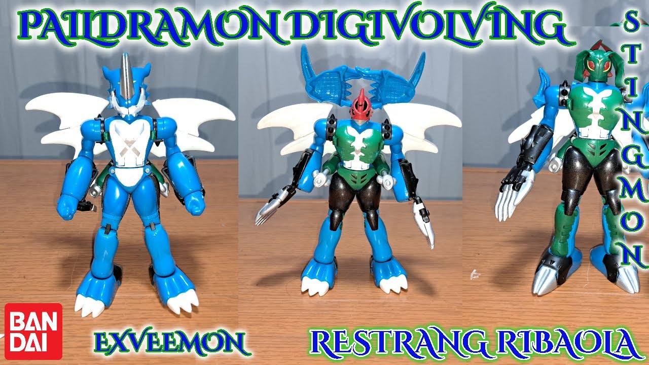 Paildramon Digivolving 🔥 ExVeemon + Stingmon | Review en español