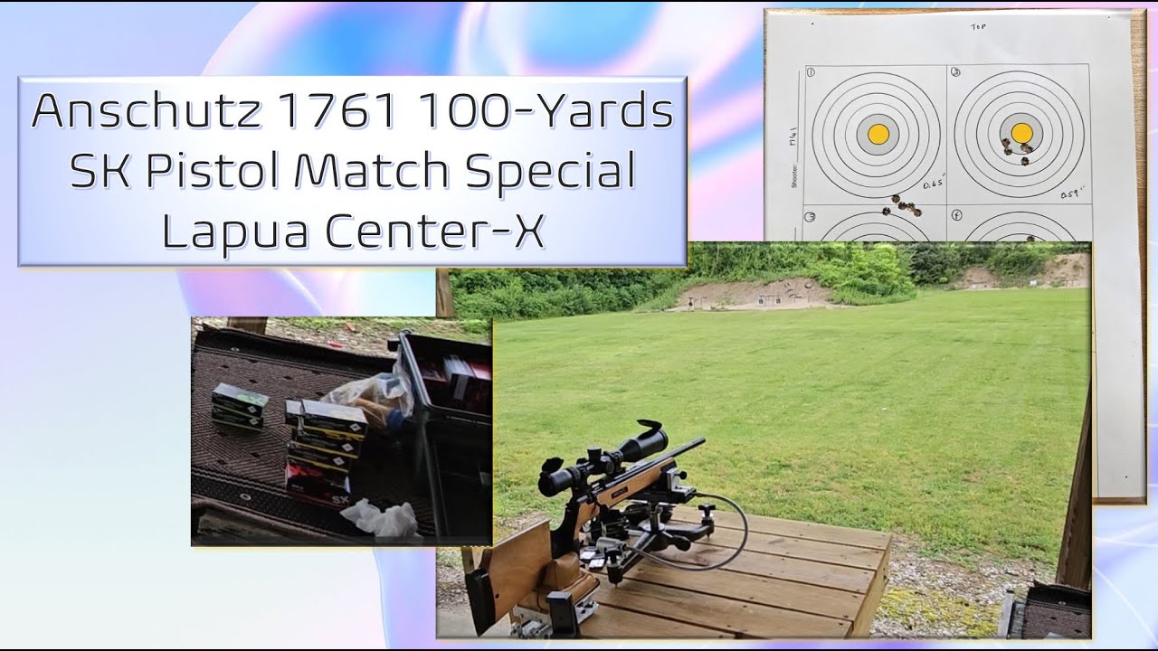 Anschutz 1761 .22lr at 100 Yards