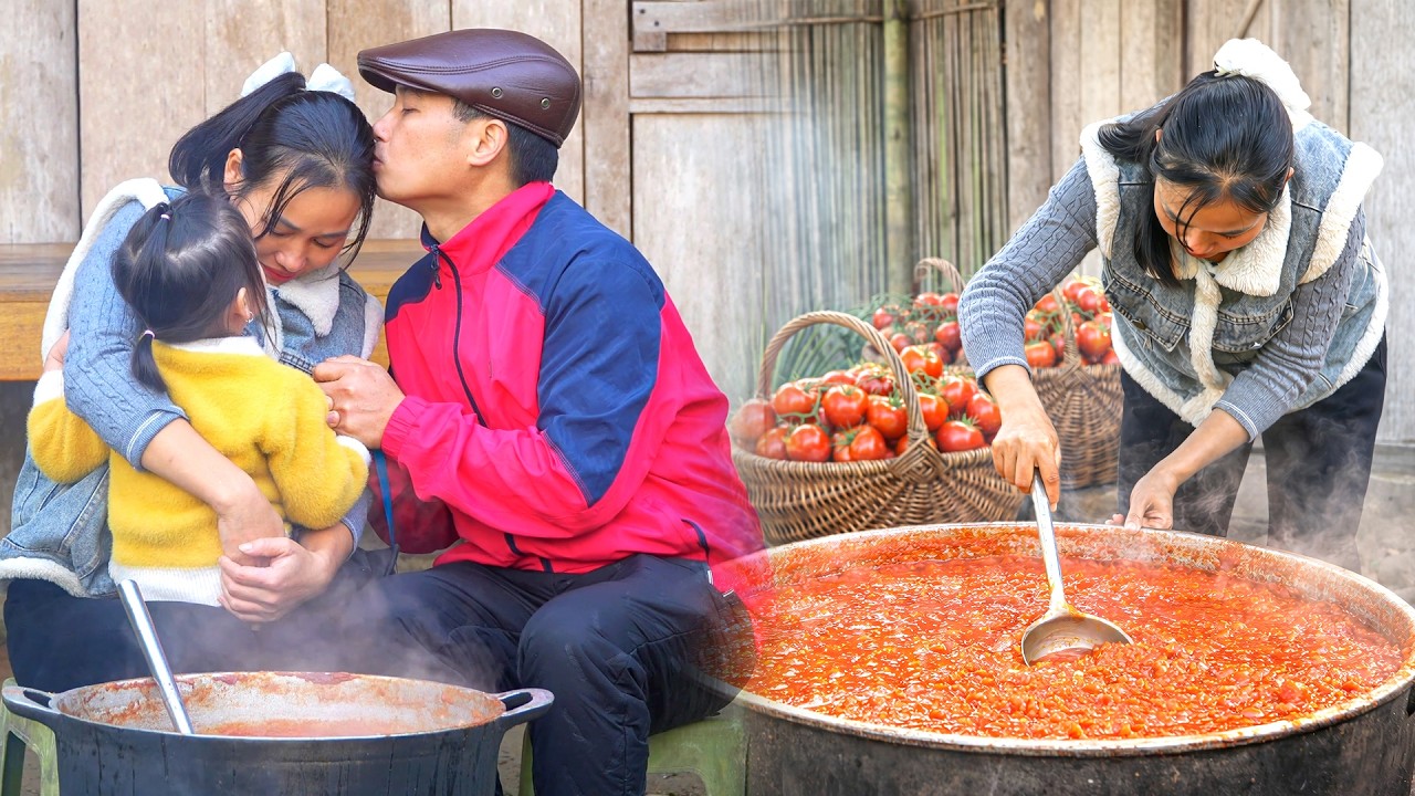 Winter Flavor: How to Turn Fresh Tomatoes into Homemade Tomato Sauce with Family