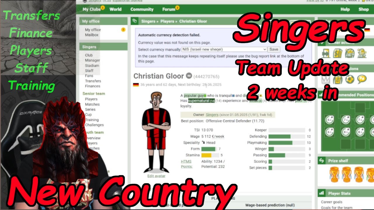 Singers - two weeks in