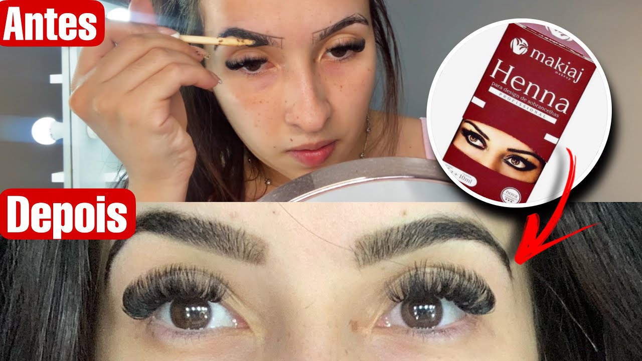 COMO APLICAR HENNA OMBRE NA SOBRANCELHA SOZINHA EM CASA