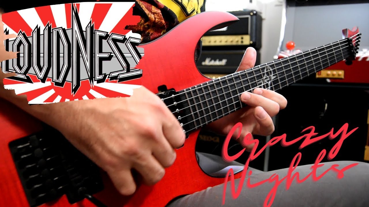 LOUDNESS - Crazy nights (guitar and bass cover ft. Les Gammes de Jules)