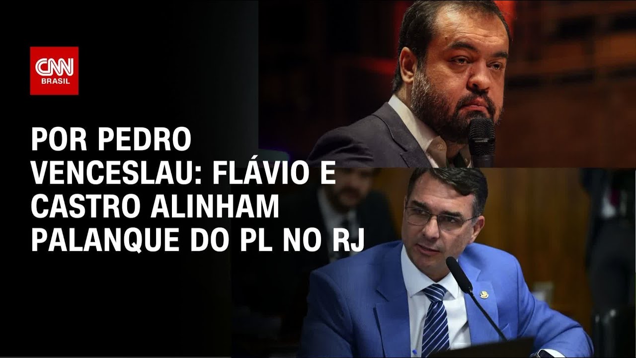 Flávio Bolsonaro e Cláudio Castro alinham palanque do PL no Rio de Janeiro | CNN 360º