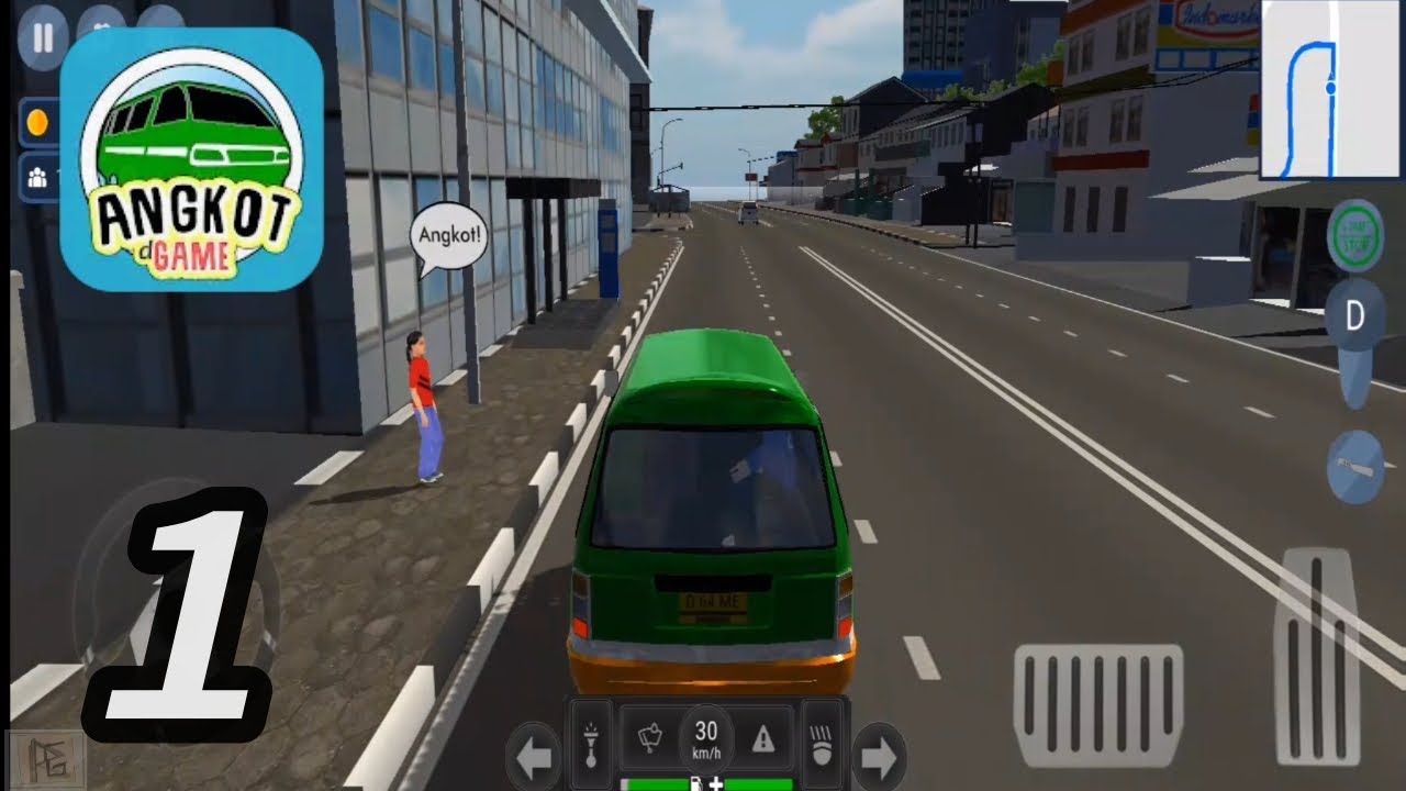 Angkot kejar setoran part 1 || gameplay tutorial - angkot d game (android)