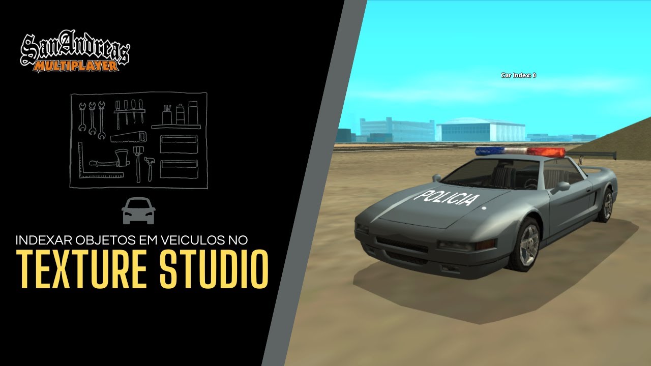 Como anexar/colocar objetos personalizados em veiculos no Texture Studio - sa:mp / open.mp