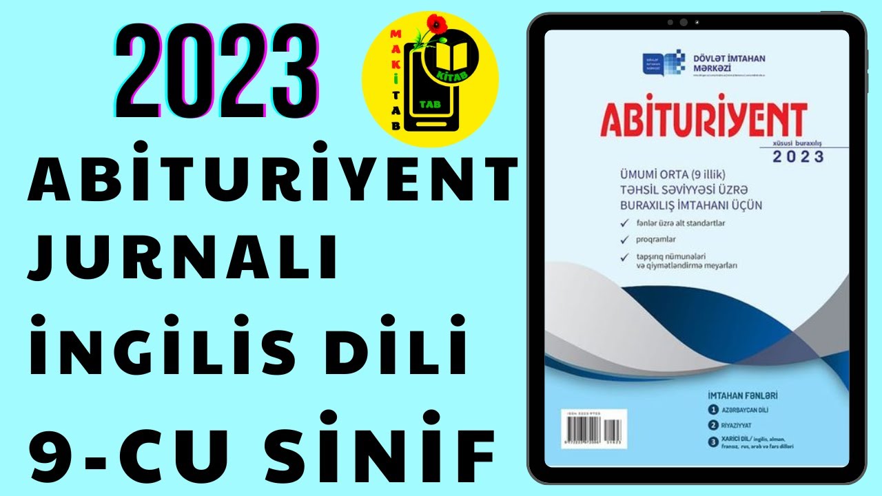 DİM Abituriyent jurnalı 2023 9-cu sinif İngilis dili Meyarlar ilə model testlər (xüsusi buraxılış)