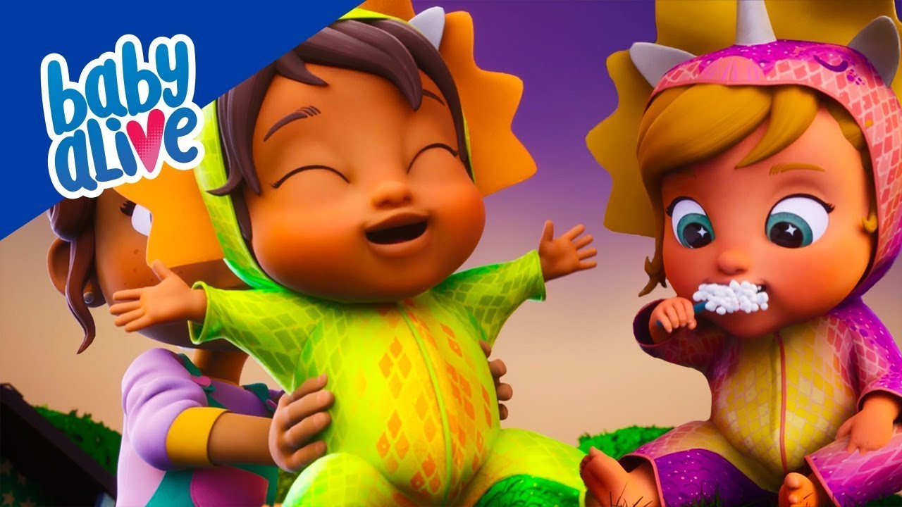 Baby Alive en Español 💦Toothbrushing and Bedtime Babies ⭐️ Dibujos Animados Para Niños 💕