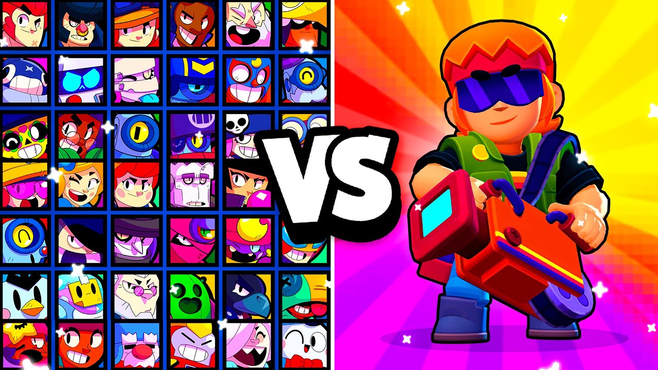 BUSTER vs ALL BRAWLERS! NEW CHROMATIC BRAWLER!!!
