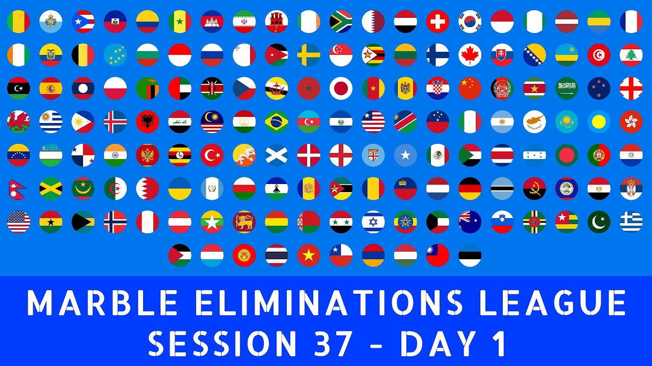 210 Countries Elimination Marble Race League   Session 37   Day 1 of 10