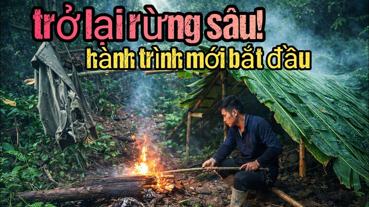 Tập1: trở lại rừng sâu phát hiện dấu vết lạ.dựng nơi trú ẩn Theo dấu | Nhật Ký Rừng Sâu – Mùa 2026 