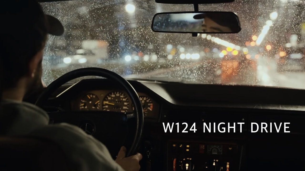 Mercedes-Benz W124 Coupe POV NIGHT DRIVE