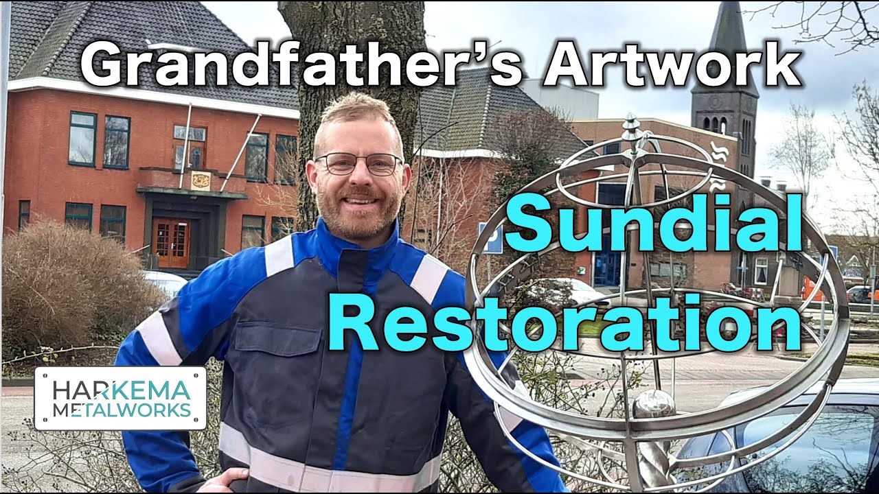 Sundial restoration – My Grandfather’s Artwork from 1965